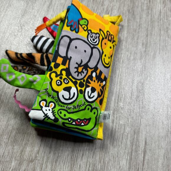 Jellycat Jungly Tails Activity Book Toy Plush Sensory Pleasing - Picture 2 of 3